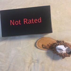 Not Rated Boho Tassel Sandals